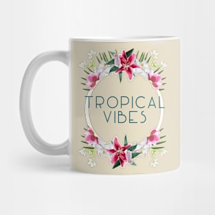 Tropical Vibes Floral Mug